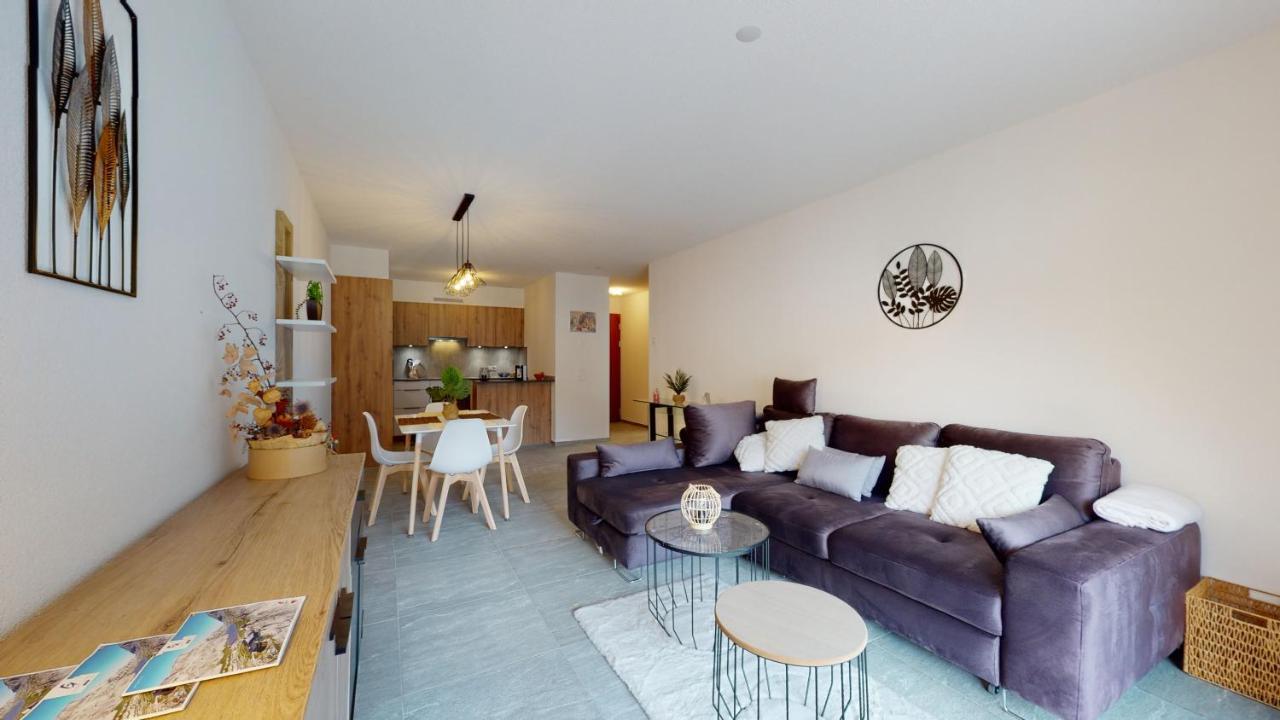 Apartment With Sauna And Mountain View ลอยเคอร์บัด ภายนอก รูปภาพ