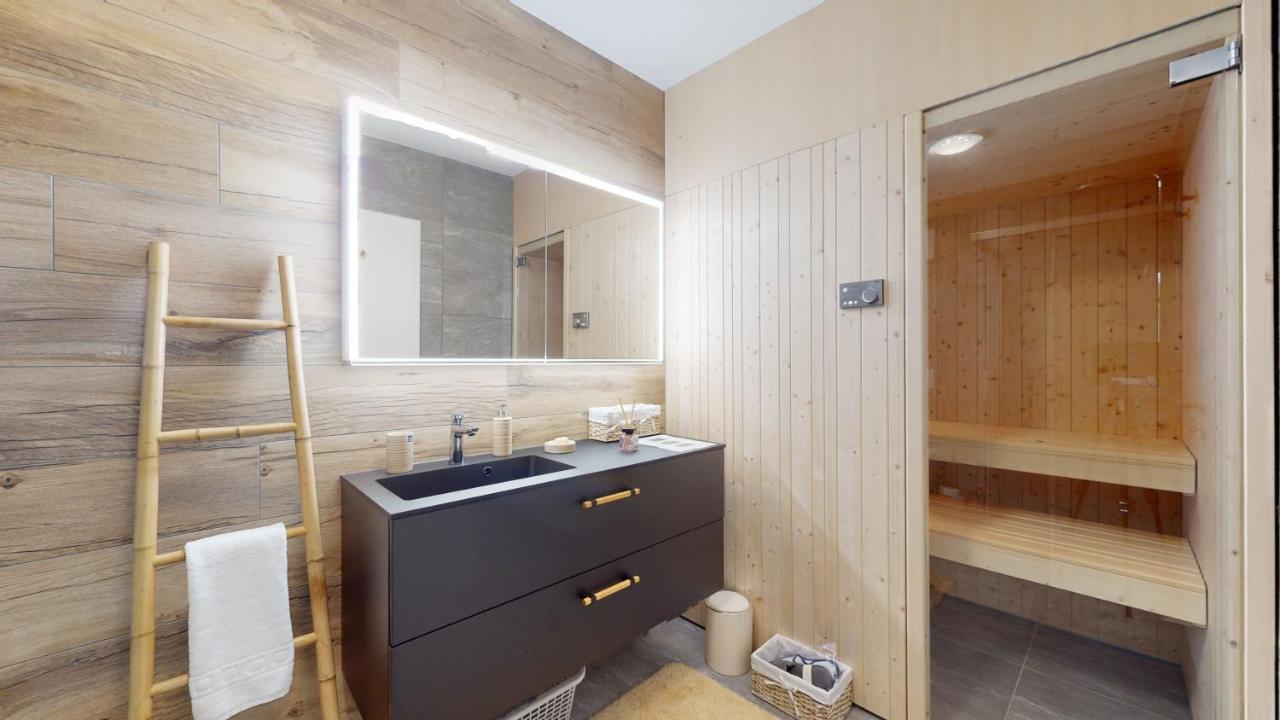Apartment With Sauna And Mountain View ลอยเคอร์บัด ภายนอก รูปภาพ